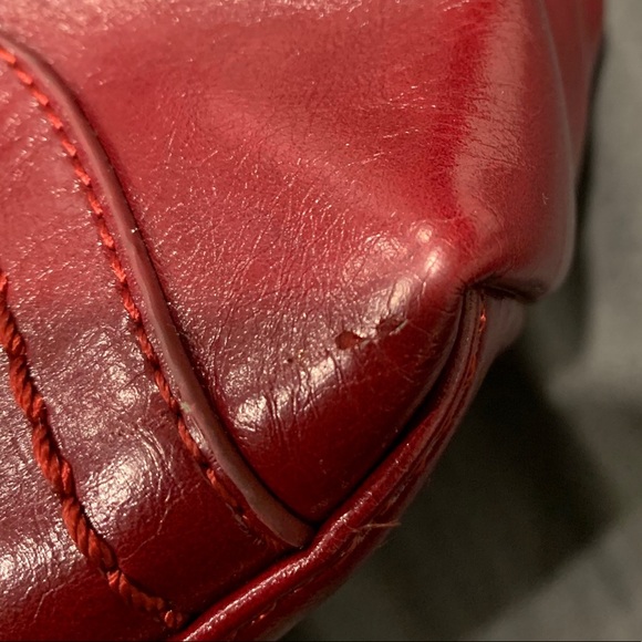 Joanne’s Vegan Leather Red Bag - Picture 8 of 8